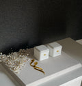Personalized luxury modern engagement Velvet Ring Tray stand, Custom Wedding Keepsake .