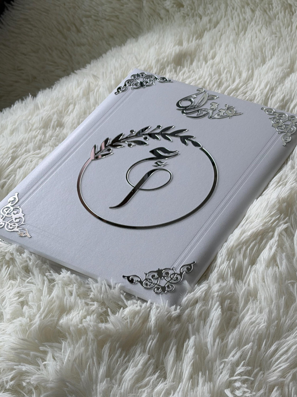 Personalized Nikkah Contract Book, Velvet Leather Acrylic, Fingerprint Page, Gift for Muslim Couples nikah